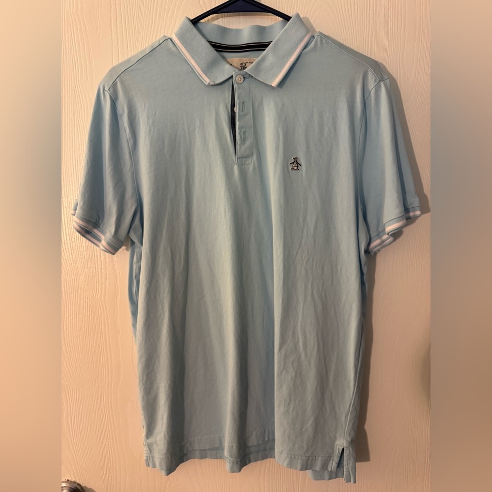 Original Penguin Sky Blue Polo Shirt